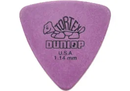 DUNLOP Pack de 6 médiators Tortex Triangle 1,14mm