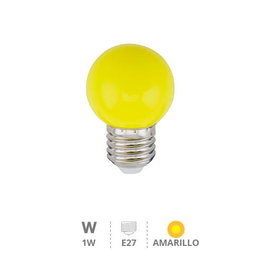 GSC Evolution Ampoule LED sphérique 1W E27 Jaune