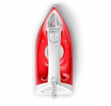 Philips GC1742/40 Plancha Vapor EasySpeed 2000W - Antiadhérent - Blanc et Rouge
