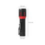 WOLFPACK LINEA PROFESIONAL Lampe de poche LED mini en aluminium rechargeable USB 500 Lumens