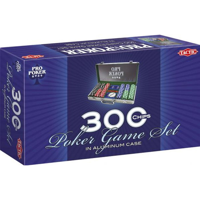 Tactic ProPoker 300 Jetons - Mallette de Poker en Aluminium