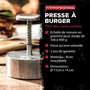 Fackelmann Profesional Ensemble emporte-pièce réglable et presse à burger