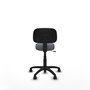 PIQUERAS Y CRESPO Chaise de bureau Llanos grise avec mécanisme Contacto Lama