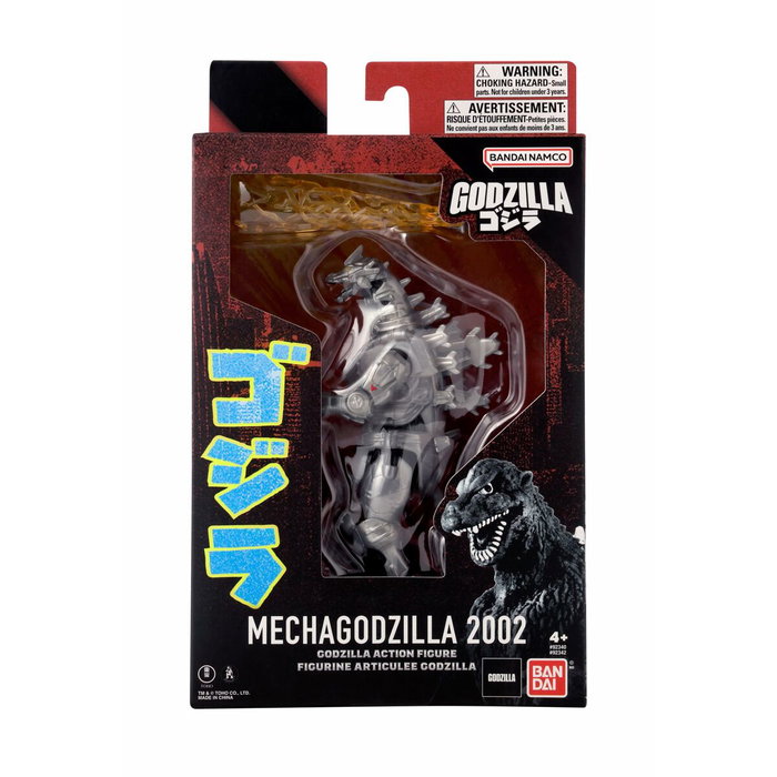 Bandai Mecha Godzilla 2002 Figurine d'action Argentée Bandai Mecha Godzilla 2002 Figurine d'action Argentée