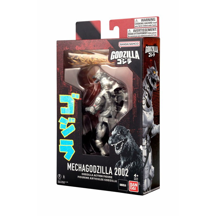 Bandai Mecha Godzilla 2002 Figurine d'action Argentée Bandai Mecha Godzilla 2002 Figurine d'action Argentée