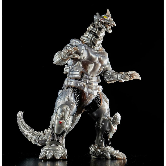 Bandai Mecha Godzilla 2002 Figurine d'action Argentée Bandai Mecha Godzilla 2002 Figurine d'action Argentée