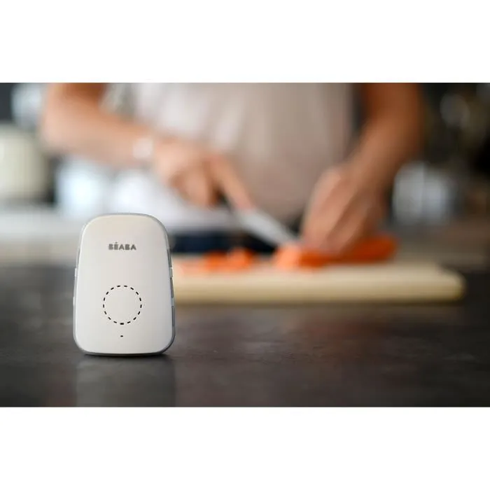 Beaba Ecoute-bébé Simply Zen - Babyphone avec Talkie-Walkie, Fonction VOX, Technologie 0 Ondes et Connexion FHSS Sécurisée - Veilleuse à Distance