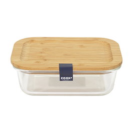 Cook Concept Fiambrera 520 ml en verre borosilicate et bambou