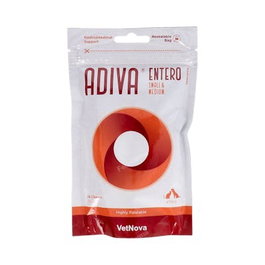 VETNOVA VET ADIVA ENTERO pour chiens et chats de races moyennes et petites, 28 chews