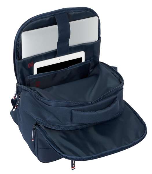 Safta Sac à dos portable Eclipse 15,6 pouces avec compartiment pour tablette et port USB - 29x44x15 cm