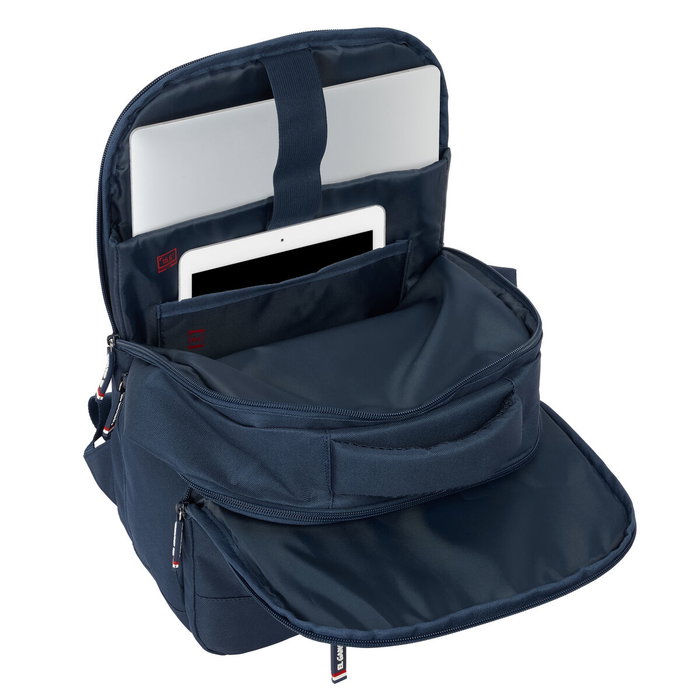 Sac à Dos pour Portable et Tablette avec Sortie USB El Ganso Eclipse Blue marine