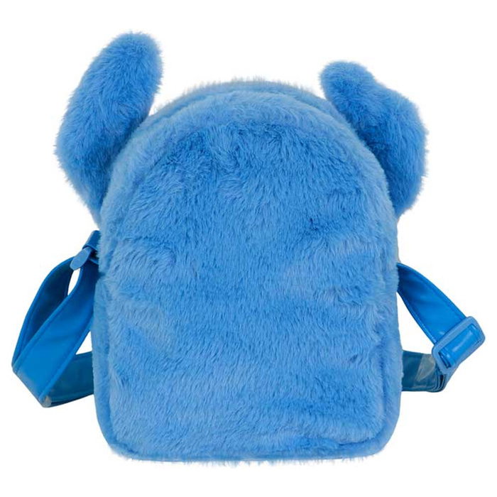 KaracterMania - Sac peluche en forme de cœur Stitch (Disney) - Sac à main - Dimensions 170 mm x 230 mm x 20 mm