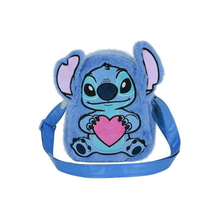 Sac à Bandoulière Lilo & Stitch Bleu 19 x 14 x 7 cm
