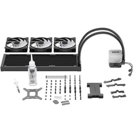 Be Quiet Light Loop Watercooling 360 mm, Système de refroidissement liquide tout-en-un avec ventilateurs Light Wings LX ARGB PWM et waterblock ARGB pour processeurs (BW022)
