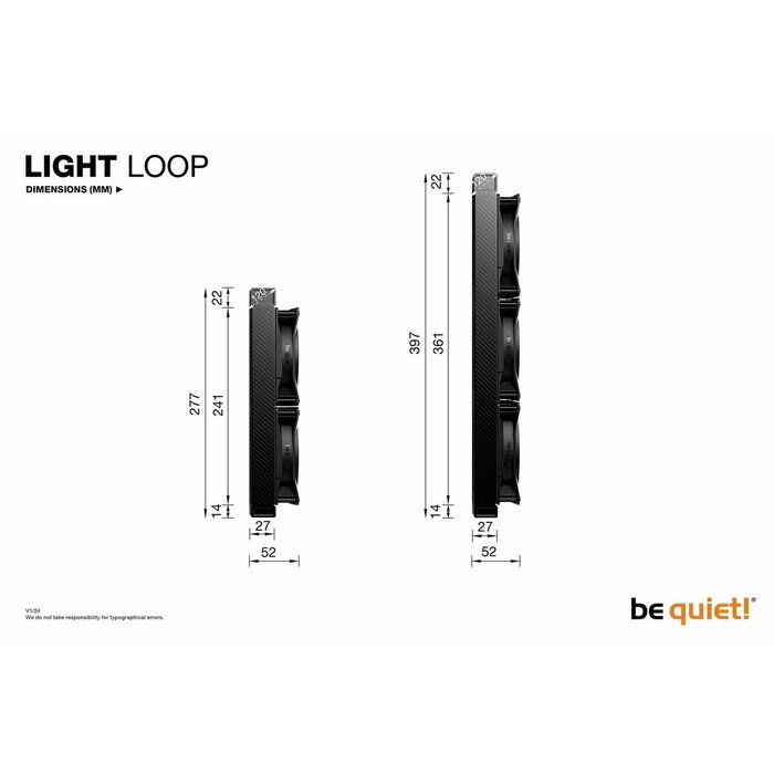 be quiet! Light Loop 360mm Black BW022
