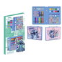 Ensemble de Papeterie Stitch Bleu