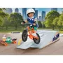 Playmobil 71798 Rider - My Life - Pack Promo avec Rampe, Skate et BMX - 17 Pièces - À partir de 4 ans