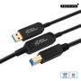 MicroConnect Câble USB 3.2 Gen 2 A-B en fibre optique, 10m