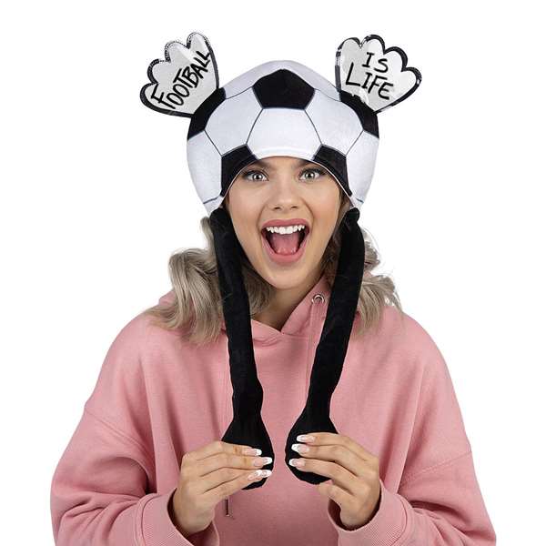 My Other Me Gorro balón avec orejas Taille Unique - Bonnet d'hiver adulte avec oreilles Taille M