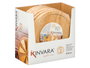 KINVARA Plateau rond en bambou 20x20cm Naturel