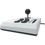 Hori Fighting Stick Mini - Manette de jeu filaire blanche officielle PlayStation pour PS5, PS4, PC - Stick arcade compact 8 boutons