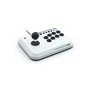 Hori Fighting Stick Mini - Manette de jeu filaire blanche officielle PlayStation pour PS5, PS4, PC - Stick arcade compact 8 boutons