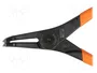 BAHCO Pince à anneaux angulaire pour rondelles extérieures 40-100mm