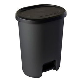 Mondex Lynea GreenLoop Poubelle à pédale 27 L Gris Anthracite Matière Recyclée