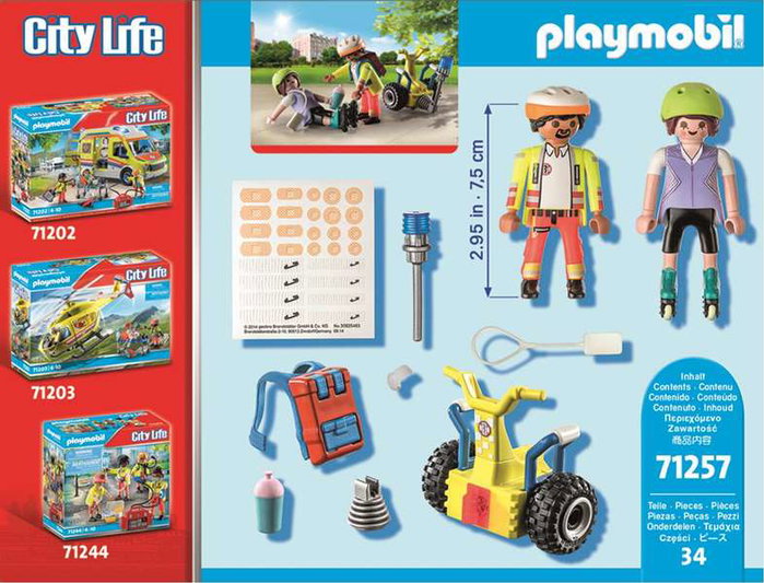 Playmobil Starter Pack Rescate con Balance Racer City Action 71257