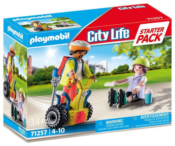 Playmobil Starter Pack Rescate con Balance Racer City Action 71257