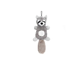 Freedog Peluche Raton Laveur avec Son Gris Clair 45cm