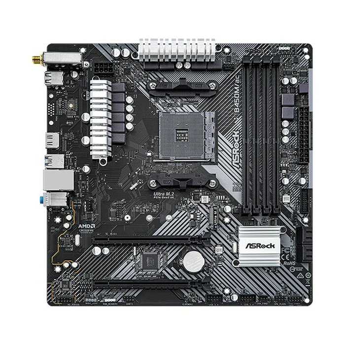 ASRock B450M/AC R2.0 AMD B450 mATX ASRock B450M/AC R2.0 AMD B450 mATX