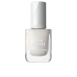 Catrice Vernis à Ongles Fortifiant Sheer Beauties N°010 Milky Not Guilty 10.5 ml pour Ongles Fragiles - Brillant Homogène