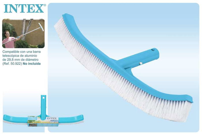 Intex Brosse courbée pour piscine 42 cm - Cepillo curvado 42 cm - Matière PP et POM
