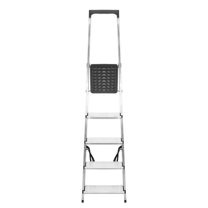 ORYX Échelle en aluminium de 5 marches pour usage domestique certifiée EN 131