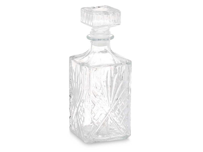 Vivalto Carafe à Liqueur Taille Diamants 900 ml Verre Transparent 9x23.5x9 cm (Set de 12) Vivalto Carafe à Liqueur Taille Diamants 900 ml Verre Transparent 9x23.5x9 cm (Set de 12)