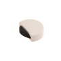 WOLFPACK LINEA PROFESIONAL Butée de porte adhésive silencieuse blanche