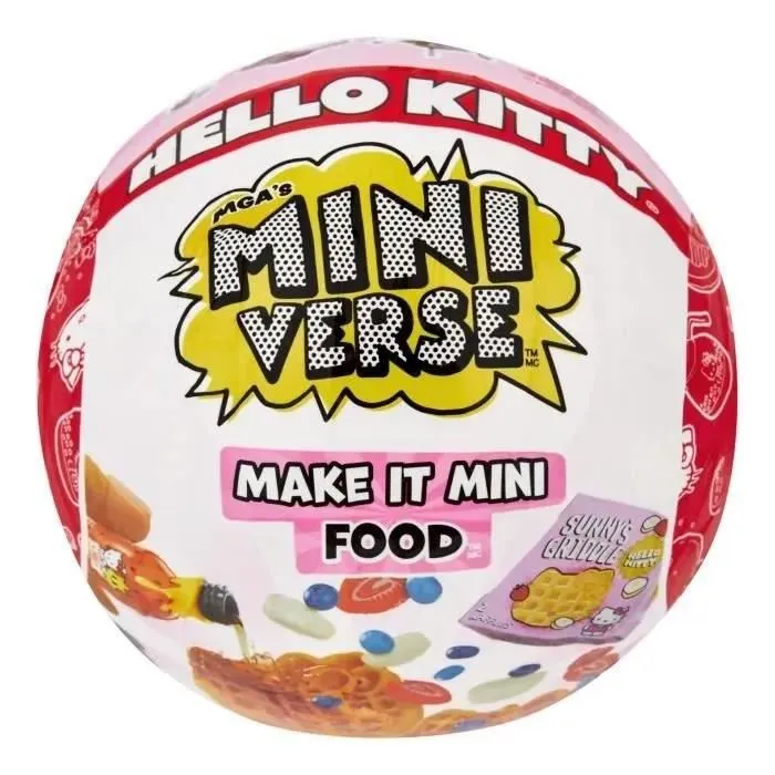 MGA Miniverse Hello Kitty - Jeu Créatif Loisirs Décoratif en Résine - Non Comestible - 8 Ans et Plus