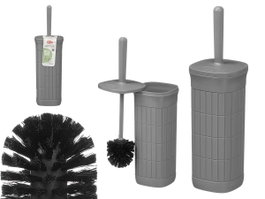 Stefanplast Escobillero Domus Gris Azulado en Plastique (PP) 40 x 11,5 x 11,5 cm (Set de 6)
