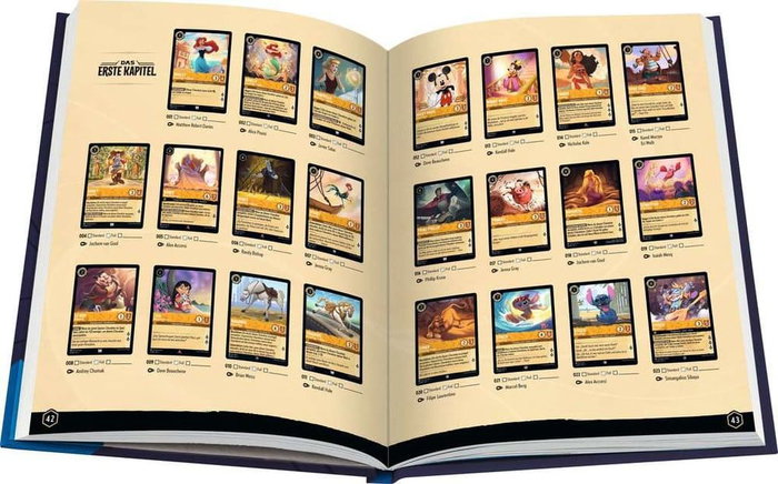 Disney Lorcana TCG livre Le Guide Officiel du Collectionneur : Sets 1-4 *ALLEMAND*