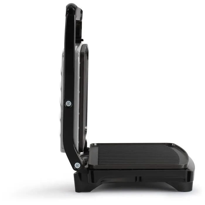 Livoo DOC232G Grill Compact 750W - 2 Plaques Rainurées Antiadhésives 23 * 15 cm - Témoins Lumineux - Pour Grillades Rapides