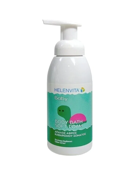 Helenvita Baby Mousse de douche à l'extrait de coton 400 ml Helenvita Baby Mousse de douche à l'extrait de coton 400 ml