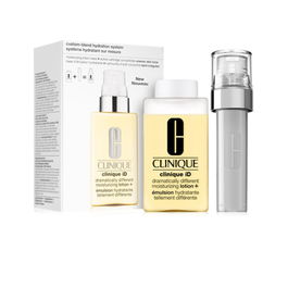Clinique Coffret iD : Concentré Hydratant Éclat Uniforme 10 ml + Lotion Hydratante Dramatically Different Lotion+ 115 ml, Sans Paraben, Sans Parfum