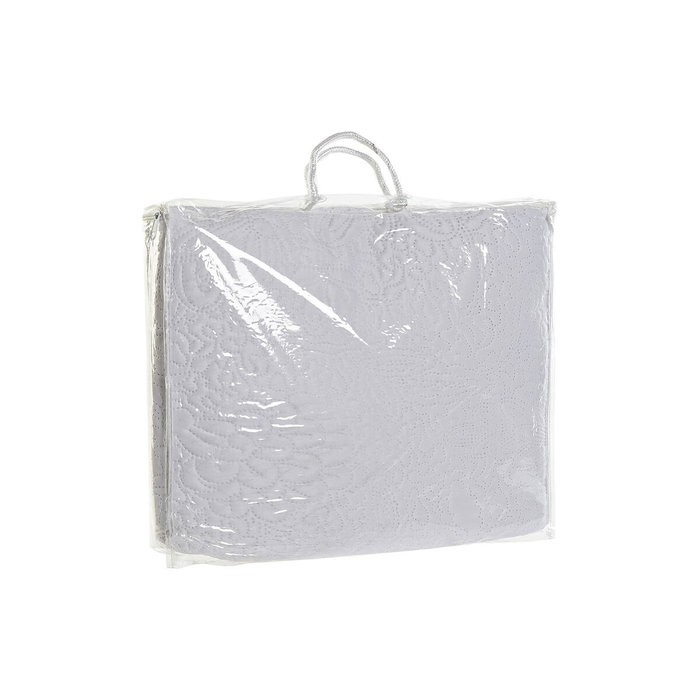 Couvre-lit DKD Home Decor Beige Lit 2 persones 240 x 260 x 1 cm