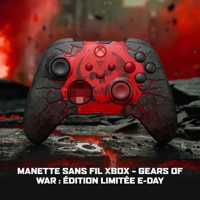 Microsoft Xbox Wireless Controller Gears of War: E-Day Édition Limitée Microsoft Xbox Wireless Controller Gears of War: E-Day Édition Limitée