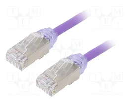 PANDUIT Câble de raccordement patch cord Cat 6a F/UTP violet 1m