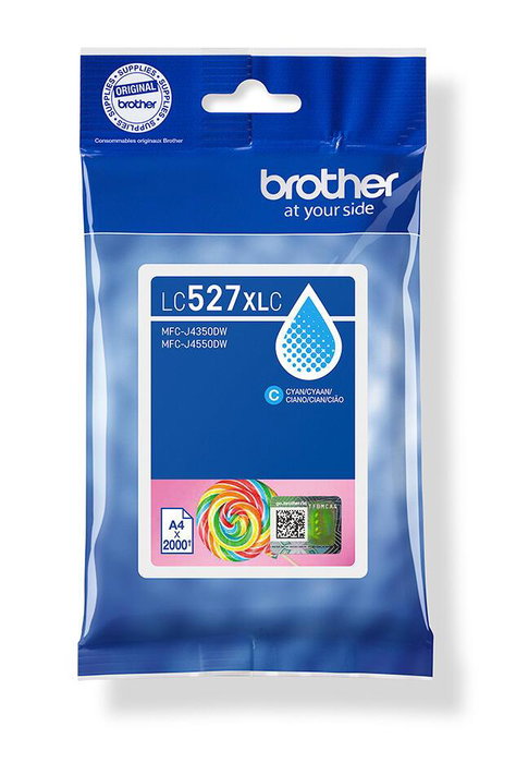 Brother LC527XLC Cyan XL Cartouche d'encre pigmentée