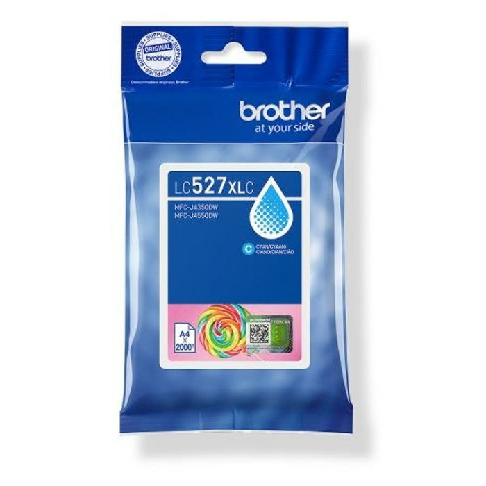 Brother LC-527XLC Cartouche d'encre Cyan XL pour imprimante Brother - Toner d'origine
