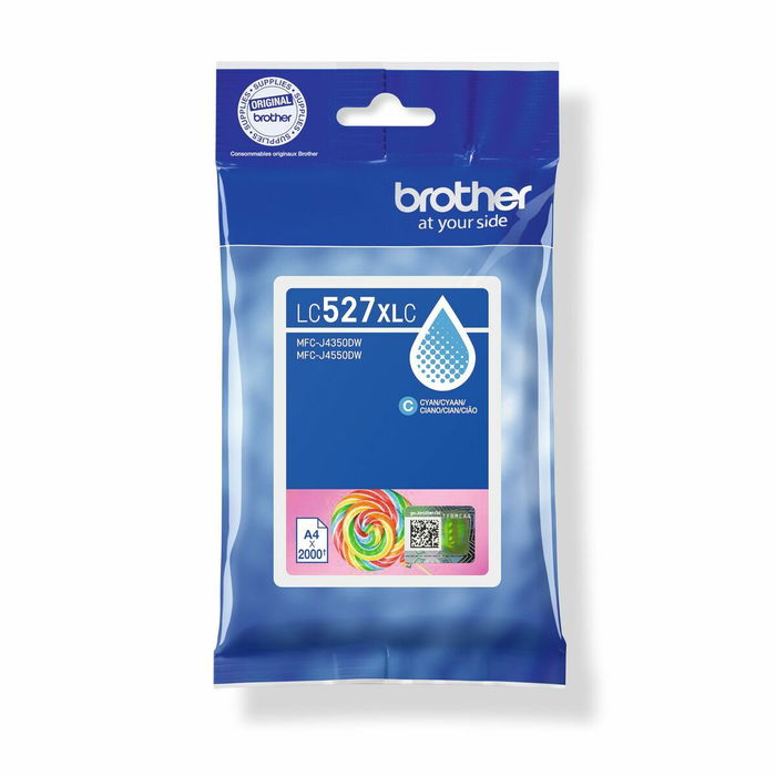 Brother LC-527XLC Cartouche d'encre Cyan XL pour imprimante Brother - Toner d'origine