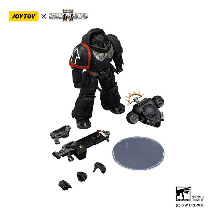 Joy Toy Warhammer 40,000 Raven Guard Heavy Intercessor 12,7 cm Joy Toy Warhammer 40,000 Raven Guard Heavy Intercessor 12,7 cm